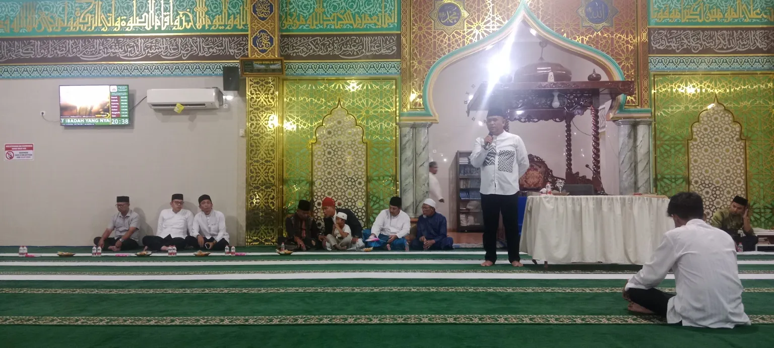 Maulid Nabi Muhammad SAW Berjalan Dengan Khidmat, Camat Bukit Batu Apresiasi Pengurus Masjid Al-amin Sungai Pakning