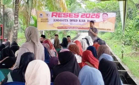 Anggota DPRD Rohil M.Hotib Laksanakan Reses II Masa Sidang 2026 di kecamatan Bangko